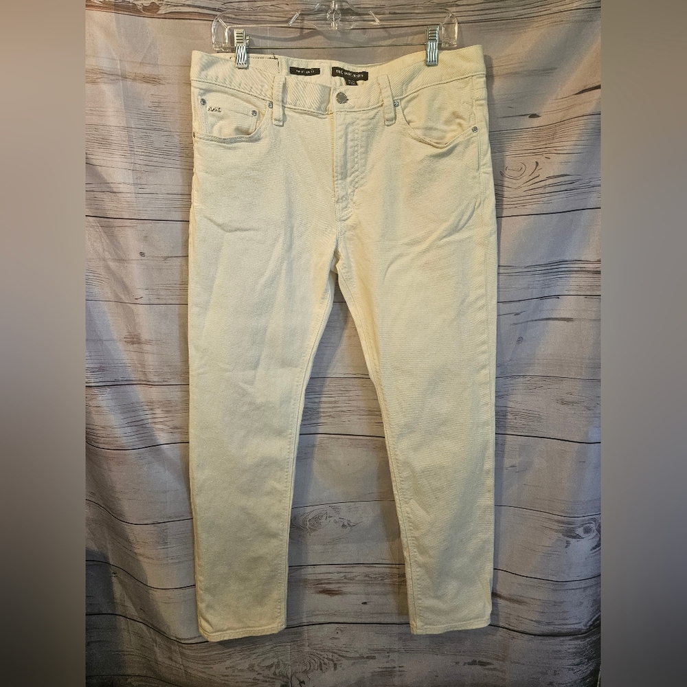 Michael Kors Parker Slim Fit Jeans Men’s Size 32x30 Off White Denim